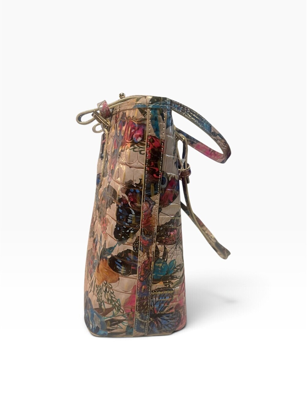Brahmin Medium Asher Tote Butterfly Bag - Picture 6 of 13